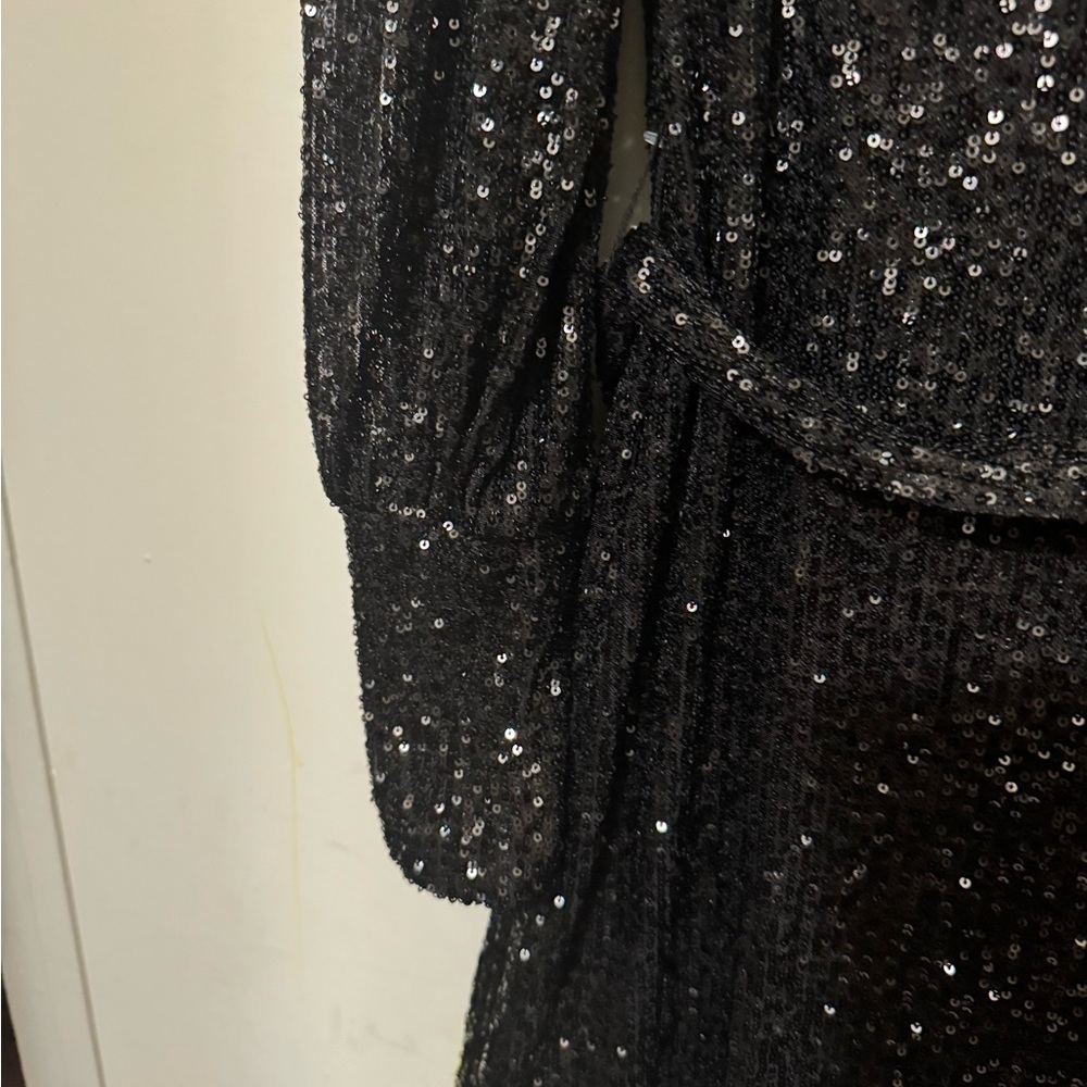 Gianni Bini Black Sequin Dress - Picture 6 of 7